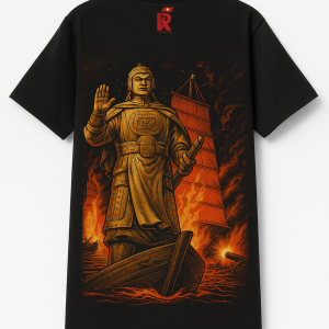 Sản phẩm 17 Áo Thun Redonation In HÌnh Hào Khí Tây Sơn Loose Fit 100% Cotton BST- N1